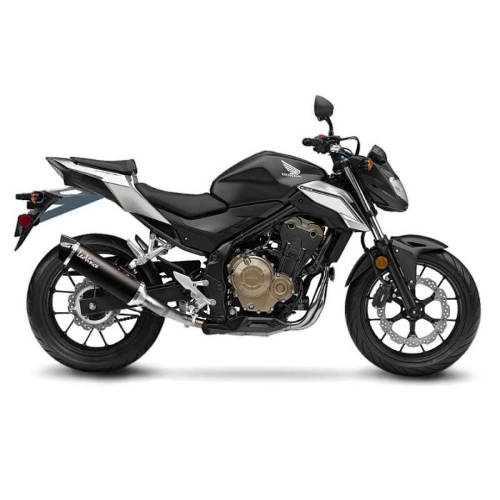 LeoVince NERO approved muffler Honda CB500F 16-