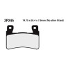 Semi-metal brake pads Nissin 2P245 NS