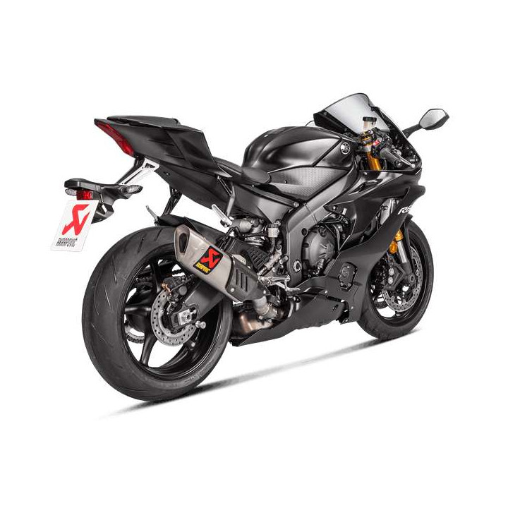 Silencieux homologué Akrapovic Titane Yamaha YZF-R6 17-