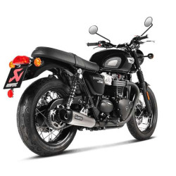 Akrapovic Titanium-approved muffler Triumph BONNEVILLE T100 T120 2