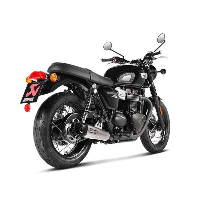 Silencieux homologué Akrapovic Titane Triumph BONNEVILLE T100 T120