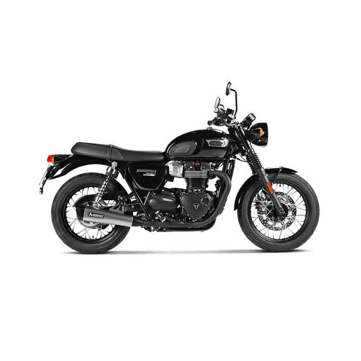 Silencieux homologué Akrapovic Titane Triumph BONNEVILLE T100 T120