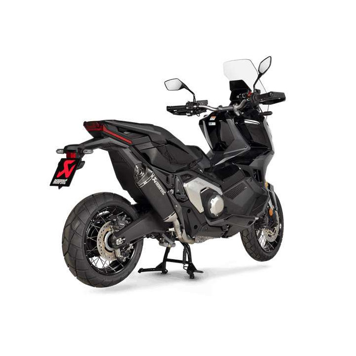 Silencieux homologué Akrapovic Titane Black/Carbone Honda X-ADV