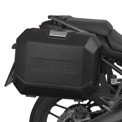 Shad TERRA TR47/TR36 aluminum suitcase kit + 4P brackets (Y0TR914P) Yamaha TRACER 9/GT