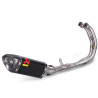 Complete Akrapovic RACING stainless steel/carbon line Yamaha MT-03 YZF-R3
