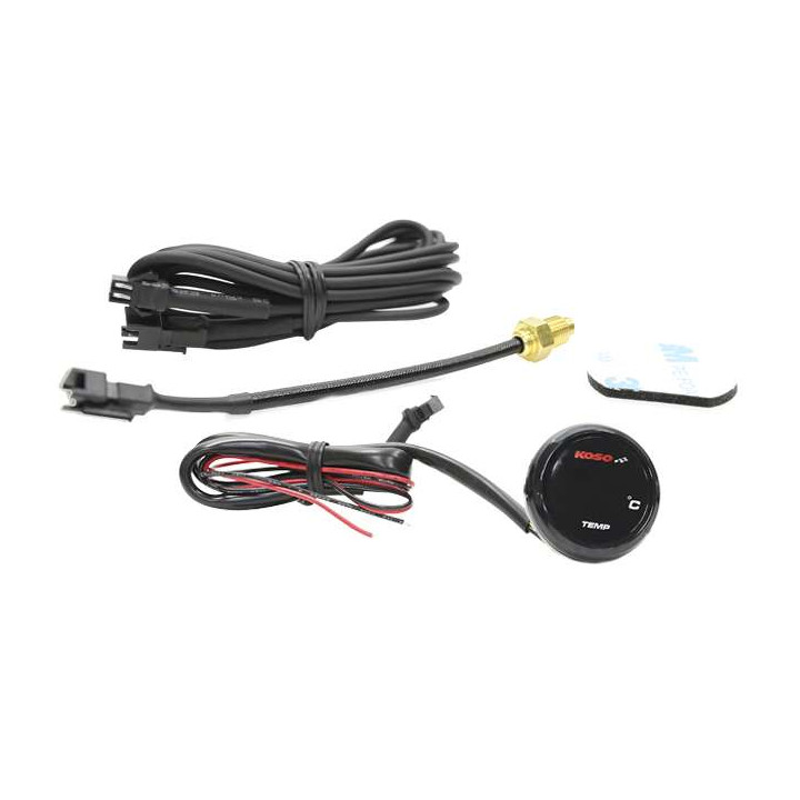 Compteur de température d'eau KOSO i-GEAR (BA067R10) Rouge
