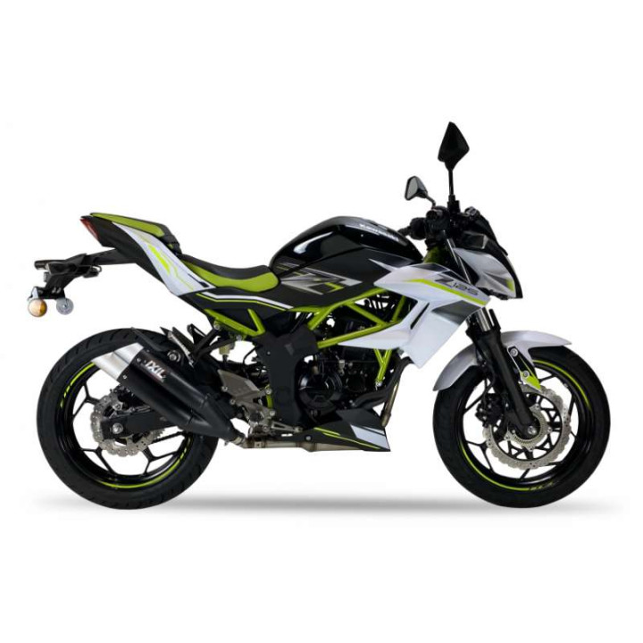 Silencieux homologué Ixil L3XB (XK7337XB) Kawasaki Z125/250/Ninja 125/250SL