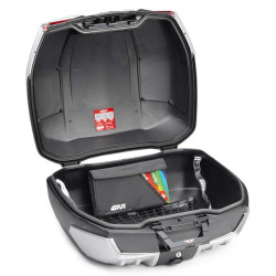 Top Case Moto GIVI Monokey V58 MAXIA 5 TECH Capot gris 2