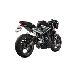 Mivv DELTA RACE approved muffler Inox black (T.019.LDRB) Triumph Street Triple 660S/765R/RS 2