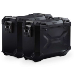 SW-Motech TraX ADVENTURE 37/45L aluminum suitcase kit Moto Guzzi V85 TT 2