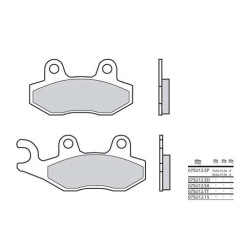 Brake pads sinter BREMBO 07SU12SD