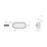 Clignotants avant DENALI T3 MODULAR  SWITCHBACK LED (DNL.T3.10000)