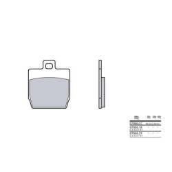 Plaquettes de frein carbone céramique avant BREMBO 07066CC