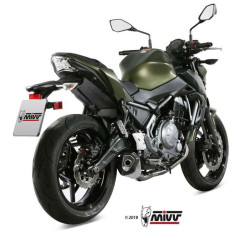 Ligne complète Mivv DELTA RACE Inox (K.044.LDRX) Kawasaki Z650 2