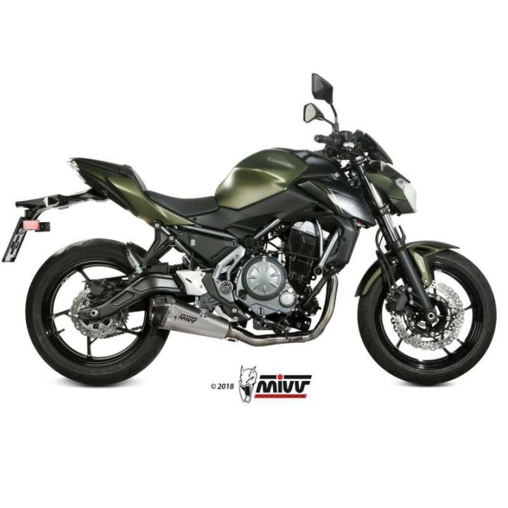 Ligne complète Mivv DELTA RACE Inox (K.044.LDRX) Kawasaki Z650