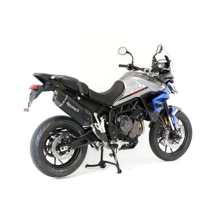 Authorized silencers HP Corse SP-3 Black Stainless Steel Triumph Tiger 850/900