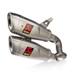 Silencieux homologué Akrapovic Titane Ducati Monster 937 (S-D9SO17-HCQT)