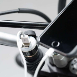 Prise Allume-cigare + USB + support déporté SW-Motech 2