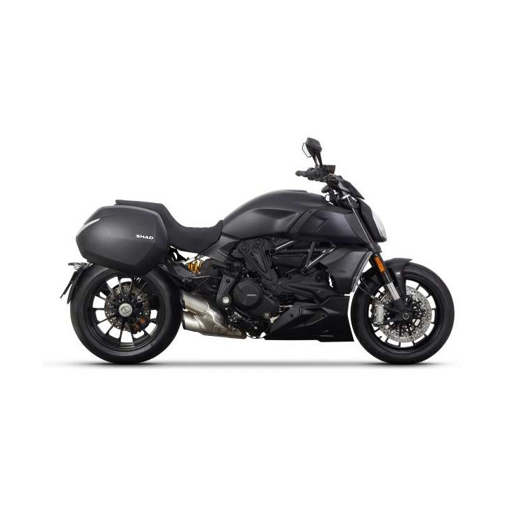 Shad SH36 suitcase kit + 3P brackets (D0DV11IF) Ducati Diavel 1260