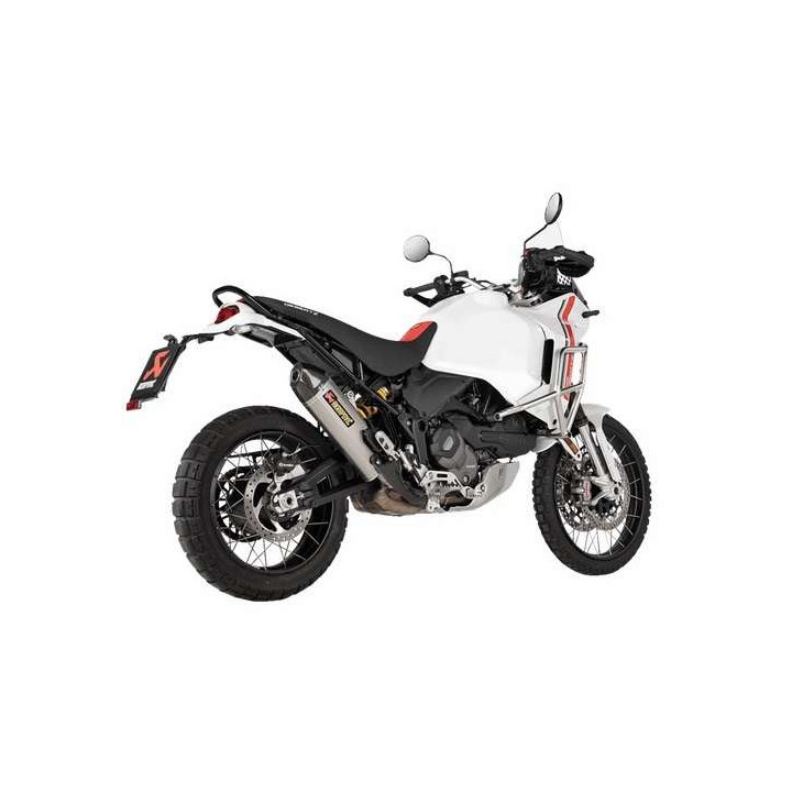 Silencieux homologué Akrapovic Titane Ducati Desert X (S-D9SO19-HJAT)