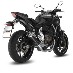 Complete line Mivv GP Inox black (Y.045.LXB) Yamaha MT-07 2