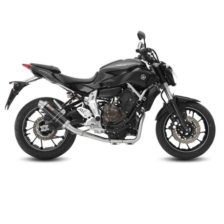 Complete line Mivv GP Inox black (Y.045.LXB) Yamaha MT-07