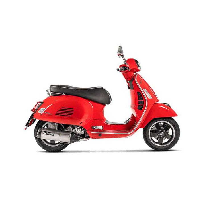 Silencieux Akrapovic Inox Vespa GTS GTV 125/250/300 i.e