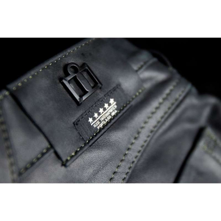 Icon 1000 leather motorcycle pants ROUGHSHOD SIZE 28 US