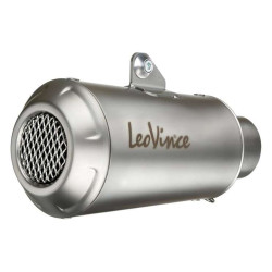 LeoVince LV-10 stainless steel muffler (15218) Kawasaki Ninja 400 18-