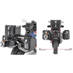 Givi MONOKEY CAM-SIDE luggage rack (PLO9430CAM) KTM 790/890 ADVENTURE /R NORDEN 901