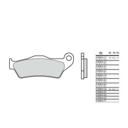 BREMBO sinter brake pads 07BB04LA