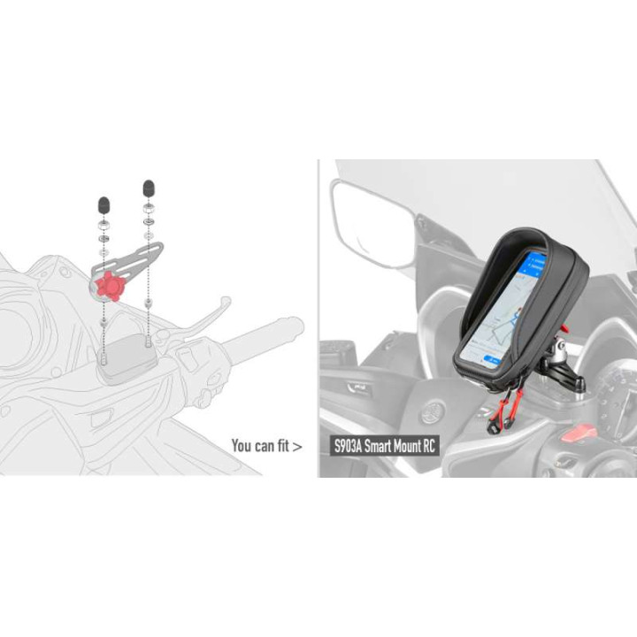 Kit visserie Givi 02VKIT pour support S903A