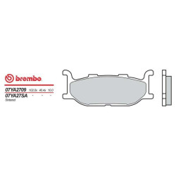 Plaquettes de frein sinter Brembo 07YA27SA