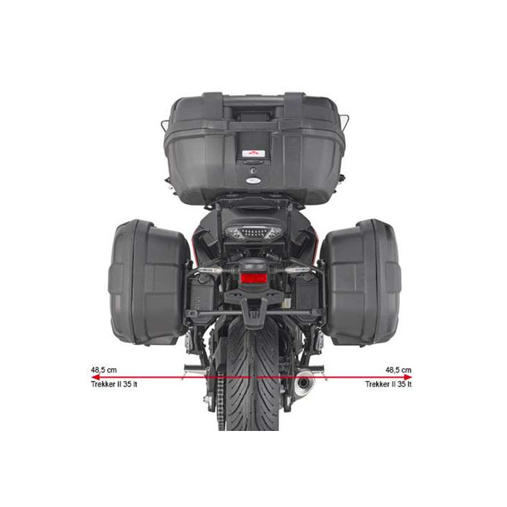 Support valises Givi MONOKEY PL2148 Yamaha 700 Tracer 2020-2024