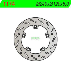 Disque de frein arrière NG Suzuki GSR 400/600/750, INAZUMA 250, GLADIUS, BANDIT 650/1250