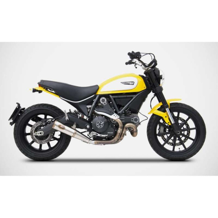 Zard INOX approved muffler Ducati SCRAMBLER 800