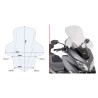 Givi clear bubble (D3115ST) Suzuki BURGMAN 400