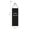 Bouteille d'essence Oxford FUEL 1,5 Litres