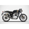 Approved mufflers (x2) Zard INOX Royal Enfield CONTINENTAL GT/INTERCEPTOR