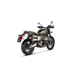 Akrapovic Titanium-approved muffler Triumph SCRAMBLER 1200 19- 2