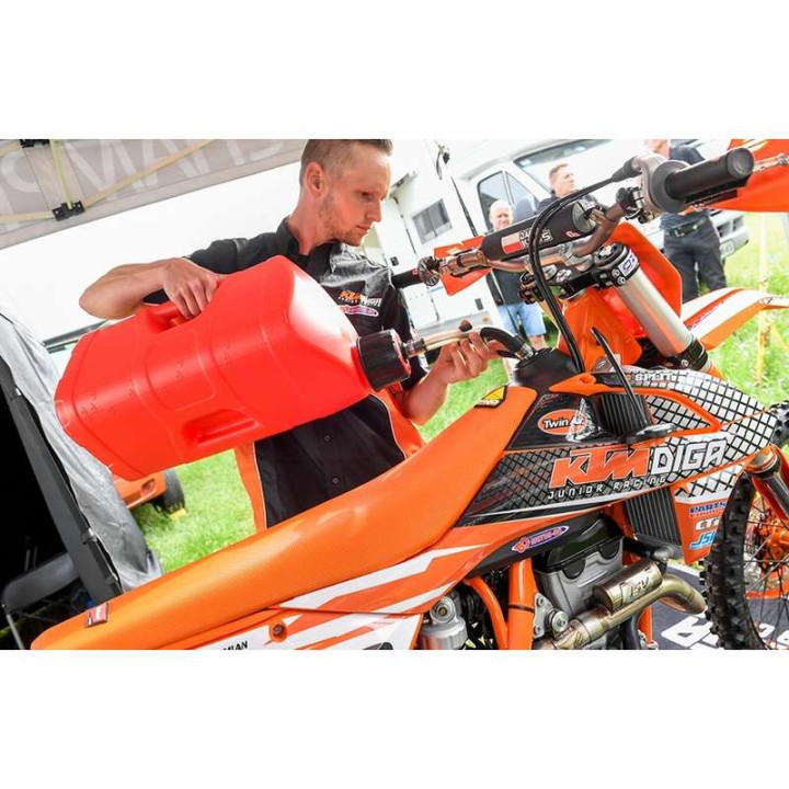 Bidon remplissage rapide POLISPORT ProOctane 10L + melangeur 100ml