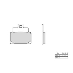 Plaquettes de frein carbone céramique avant/arrière BREMBO 07021CC
