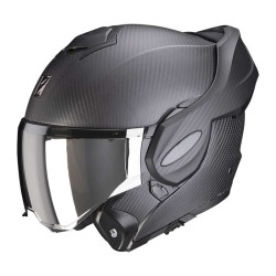 Casque moto modulable Scorpion EXO-TECH EVO CARBON NOIR MAT