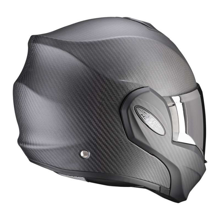 Casque moto modulable Scorpion EXO-TECH EVO CARBON NOIR MAT