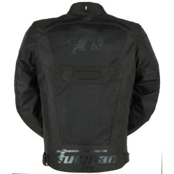 Summer motorcycle jacket Furygan ATOM VENTED EVO Black 2