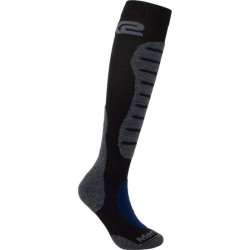 Chaussettes moto SIXS MOT 2 MERINOS BLACK/GREY