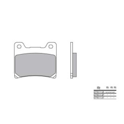 Brake pads sinter BREMBO 07YA11SA