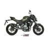 Ligne complète Mivv MK3 Inox noir (K.044.SM3B) Kawasaki Ninja 650/Z650