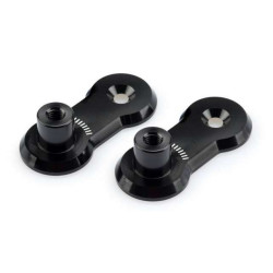 Platines de déport 40mm pour supports repose-pieds réglables Puig