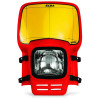 Plaque de phare retro avec feu Acerbis ELBA Rouge